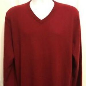 Club Room V-Neck 100% Cashmere Sweater
